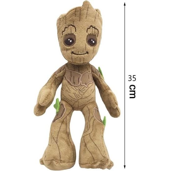 Peluche Groot SEBTHOM Grande taille 35 cm Marron Int rieur