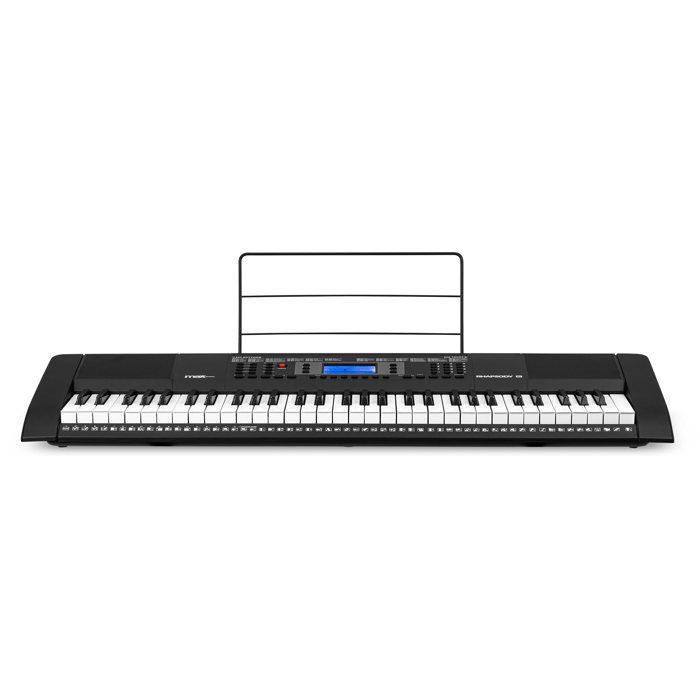 Enfants Pianos Claviers, 61 Touches Électronique Piano avec Lumineuses | Clavier Musique de Jouets avec Micro, Double Haut-Parleur intégré, Modes