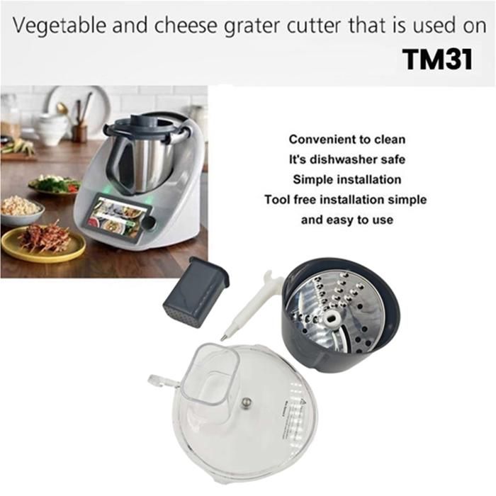 Accessoire Coupe-légumes Multifonction Pour Thermomix TM5 TM6 TM31 - Râpe à Légumes En Inox