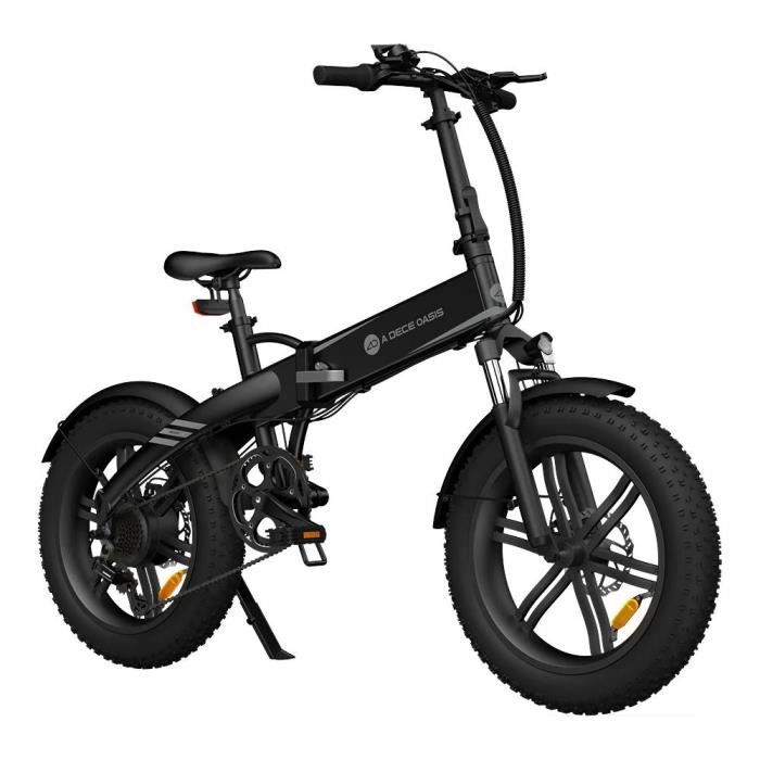 Velo electrique pliant ADO Beast 20F Moteur 250W Batterie 36V14.5Ah Assiste Autonomie 120KM Freins a Disque Hydrauliques Noir Cdiscount Sport