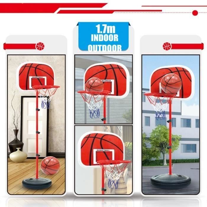 Jeu Sportif Enfant Panier Basket Réglable FAST WORLD - Hauteur 60-120cm, Base Remplissable - Ballon & Gonfleur Inclus Hauteur Panier Basket Ball Jeu Sportif Enfant Panier Basket Réglable FAST WORLD - Hauteur 60-120cm, Base Remplissable - Ballon & Gonfleur Inclus Hauteur Panier Basket Ball