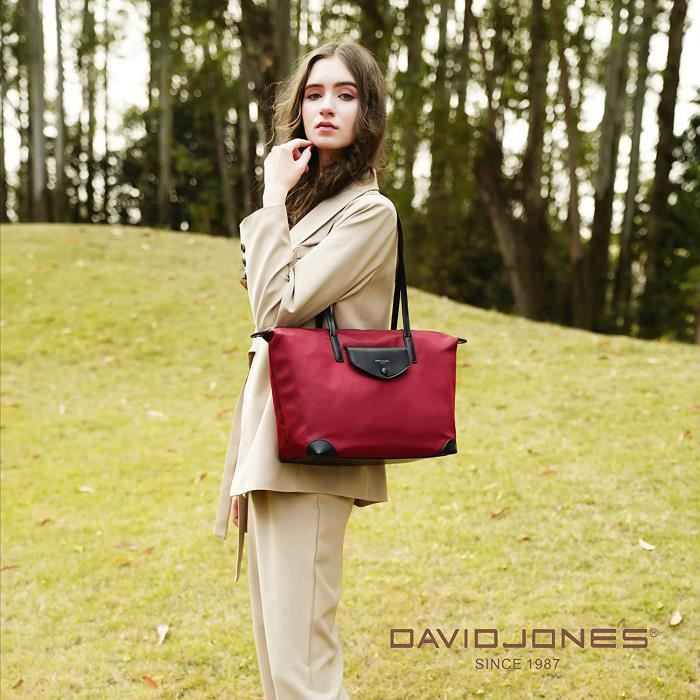 David Jones Sac Main Cabas Nylon Femme Fourre Tout Sac
