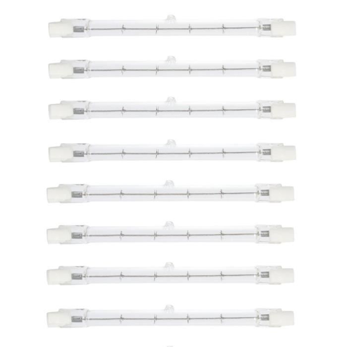 ampoule tube linéaire led r7s 8.8w 806 lm blanc chaud dimmable - prolight