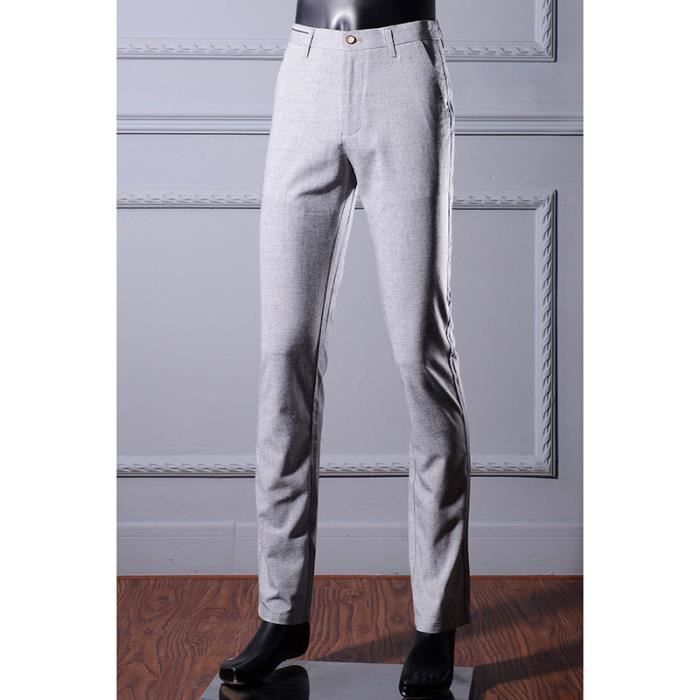 Pantalon lin homme coupe droite store