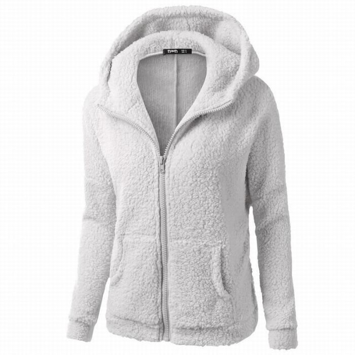 Veste zippée molleton best sale femme