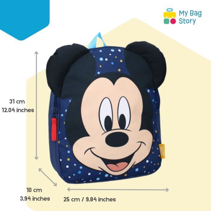 Mybagstory Sac dos Mickey Mouse Disney Enfant Ecole