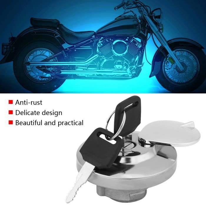Bouchon De Réservoir à Clé Pour CBR600RR/1000RR Etc. - Noir, Aluminium, Verrouillable, Neuf