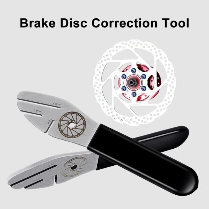 Outil Dévoilage Frein Disque VTT Tobefore - Acier Inoxydable - 3 Ouvertures (15/18/42mm)