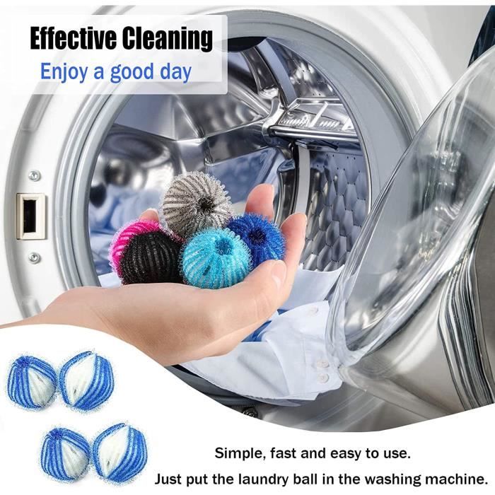 Machine à Laver Boule,30 Pièces Boule de Lavage Boule à Linge Boule de — free download