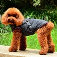 animaux de compagnie - automne hiver - vêtements imperméables épais et chauds - veste sans manches - veste pour chien - vêtements-2