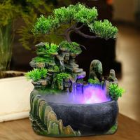 blumfeldt Nirvana - Fontaine de Jardin décorative, éclairage LED, 36 x