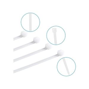 Lot De 100 Colliers De Serrage Rilsan Vert Fluo 2.5x200mm - Pour Auto, Moto, Garantie 2 Ans
