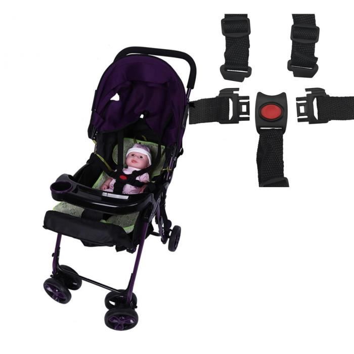 Bébé universel 5 points harnais chaise haute ceinture de sécurité