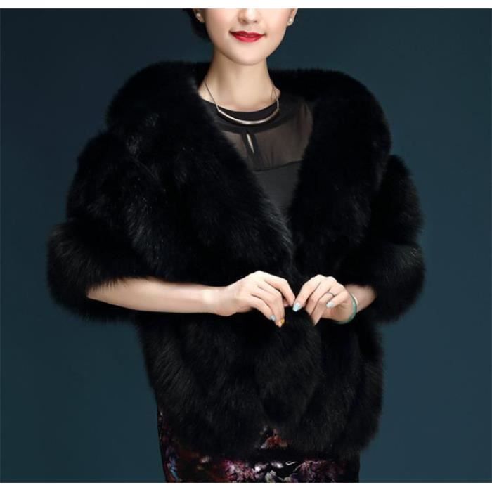 Surakey Ã©charpe Fausse Fourrure Châle Étole Fausse Fourrure Femme