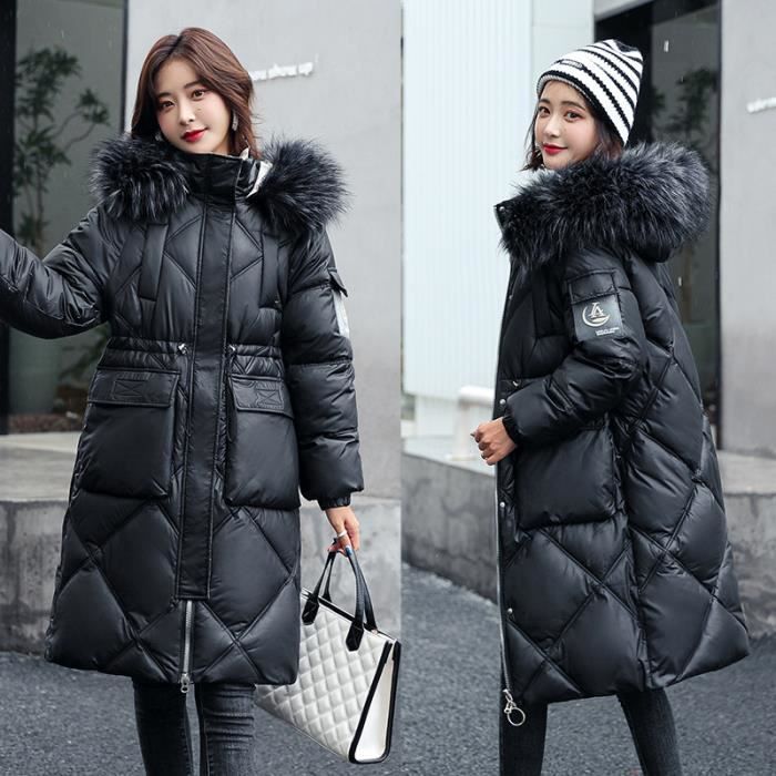 Manteau femme noir et gris shop