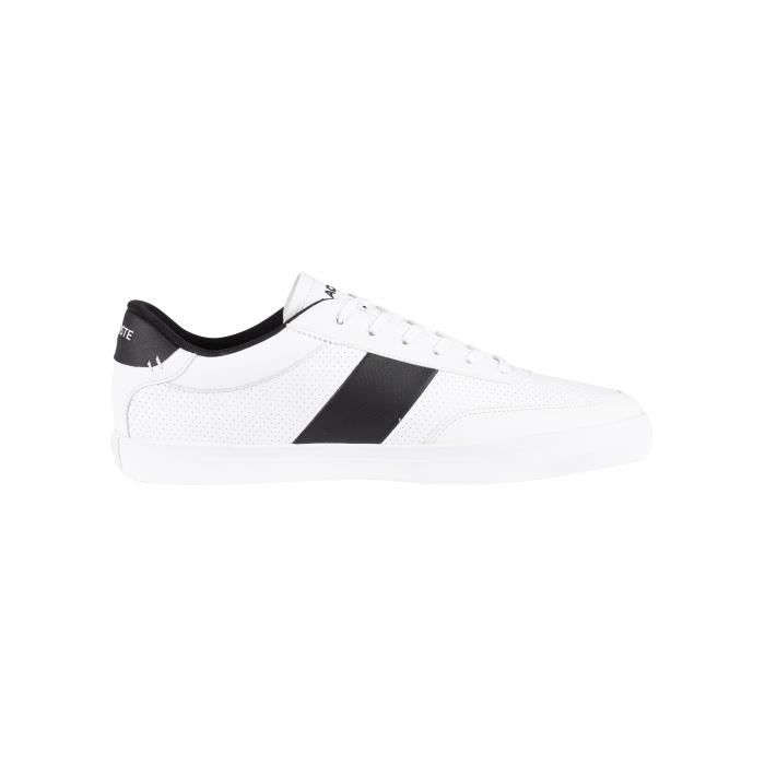 Lacoste Pour des hommes Court Master 119 2 Baskets en Cuir blanc