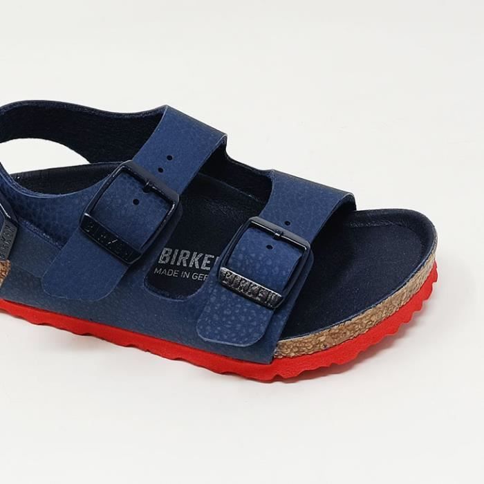 BIRK MILANO KIDS MARINE ROUGE Marine Cdiscount Chaussures