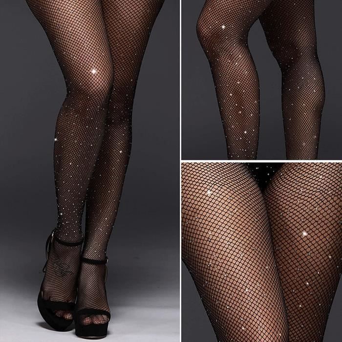 Collants à paillettes femme –