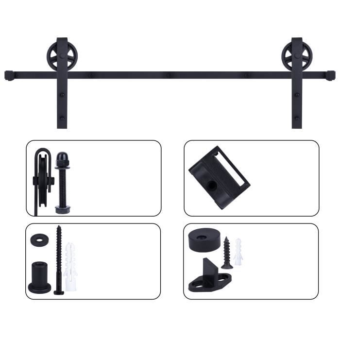 Galets Porte Suspendue Chariot Double F-40 ESTEBRO Pour