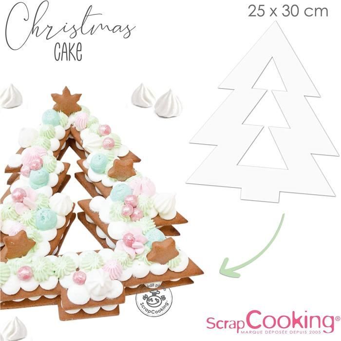 Décors pour pâtisserie de Noël  Scrapcooking - Décoration cake design