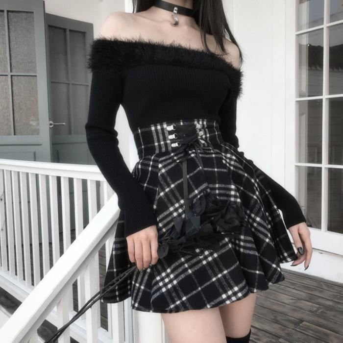 Jupe gothique femme hot sale