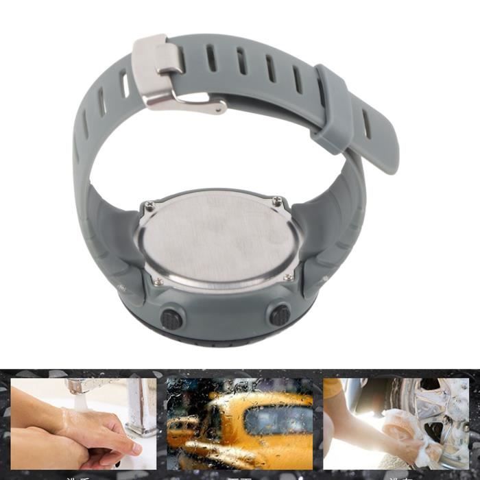 Montre Bracelet LCD Numérique Vintage - Alarme Parlante, Mouvement Quartz, Unisexe, Neuf Avec Défauts