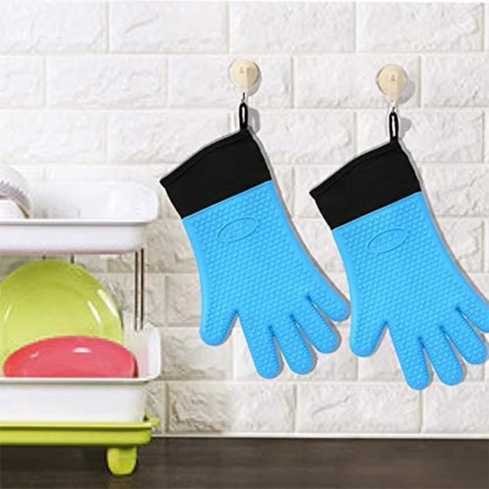 2 PCS Gants de cuisine pour enfants,WOVTE Mini gants pour micro