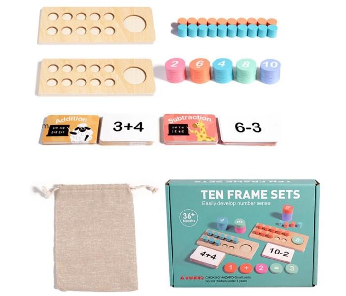 Mathematics Ten Frame, Educational Ten Frame, Ten Frame Manipulative ...