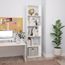 Etagere De Rangement Bibliotheque Armoire Chambre Bureau Design Industriel Separateur De Piece Blanc 45x24x159 Cm Agglomere Achat Vente Bibliotheque Etagere De Cdiscount