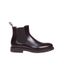 bottines cuir bordeaux homme
