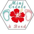 Adhésif bébé à bord - Mini Créol(e) - Mixte Rouge-0