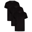 Calvin Klein Pour des hommes Paquet de 3 t-shirts ras du cou, Noir-0