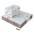 Lot de 20 caisses de stockage 70L - 58x40x30 cm - Made in France - Réutilisables et recyclables - Certifiés FSC 70% - Pack & Move-0