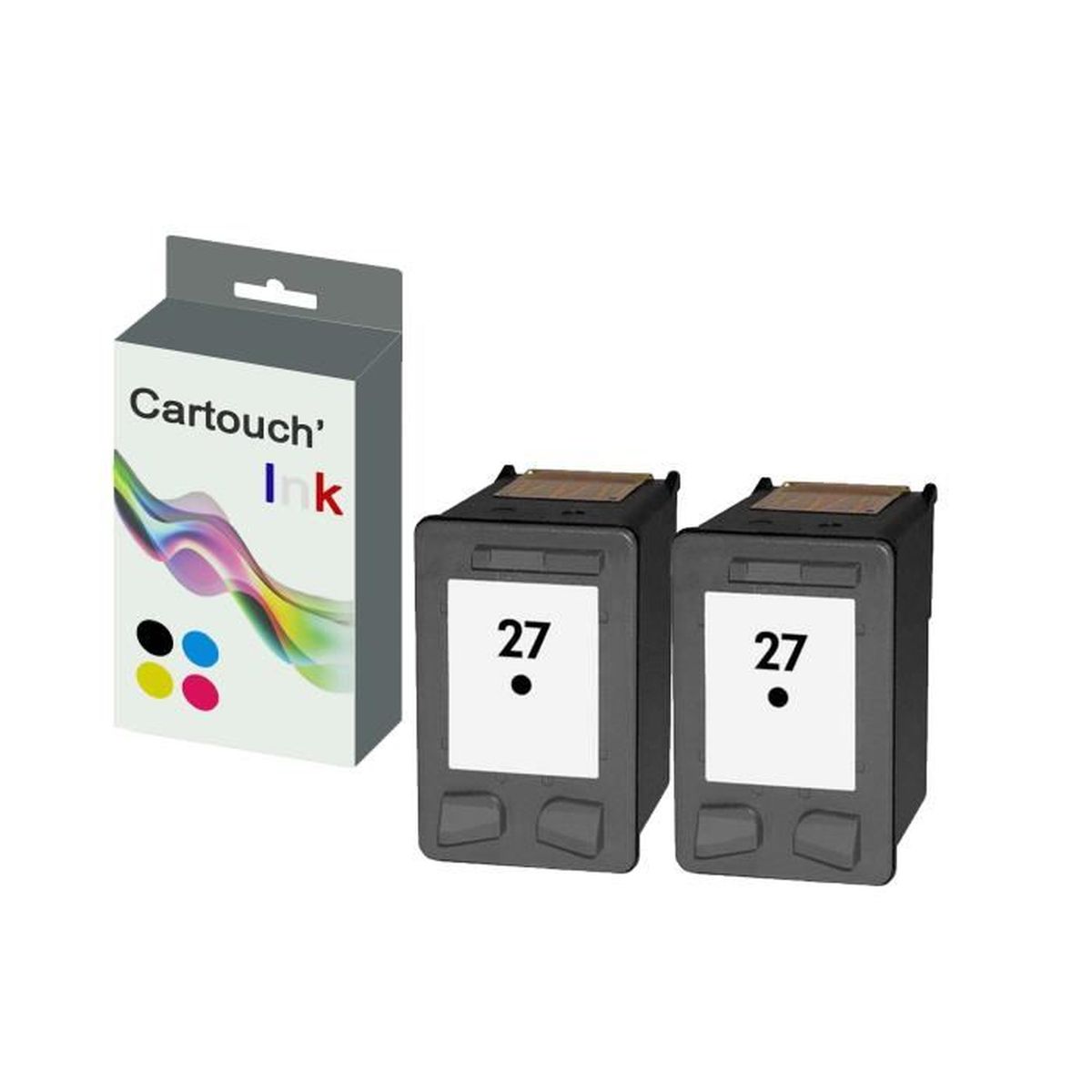 CARTUCCIA COMPATIBILE PER HP 27 XL NERO 27XL STAMPANTE DESKJET - Foto 6