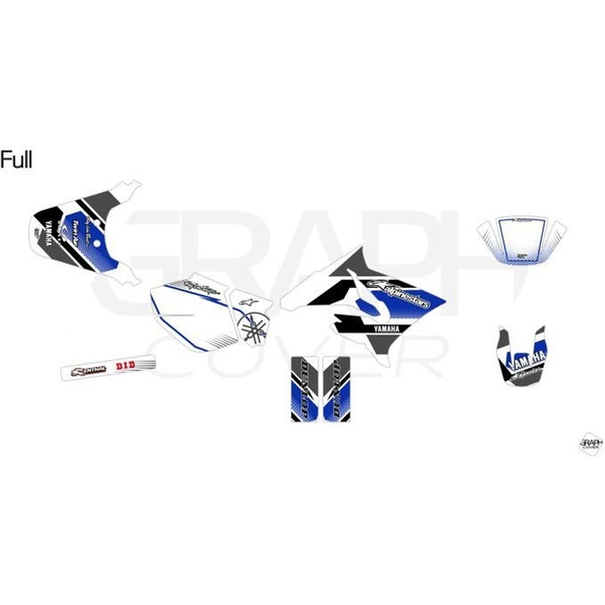 Carénage moto 50cc yamaha dt