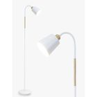 ANTENLICHT Lampadaire Pivotant VILI Blanc | Douille E27 60W max, Lampe Moderne Métal 159cm pour Salon, Chambre