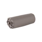 DKDO Drap housse - 80 x 200 cm - 100% coton - 57 fils - France - Taupe