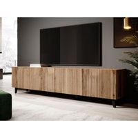 Come - meuble TV - bois - 200 cm - style contemporain Couleur - Bois