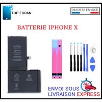 batterie pour Iphone X neuf + kit de reparation et adhesif de fixation