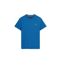 T shirt - Superdry - Homme - Essential Logo - Bleu - Coton