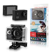 Caméra sport HD 1080X720 OZZZO - Boîtier étanche jusqu'à 30 m - Noir