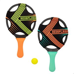Set de beach ball 2 raquettes + 2 balles jeu de plage jardin en ance