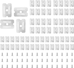 BR-Vie 100pcs Clip De Fixation Attache Ruban Led Pour Bande Lumineuse Supports De Fixation Clips Led Strip 10mm Wide Waterproof Led Strip 88257520
