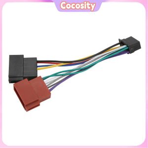 Adaptateur faisceau cablage autoradio 16 broches compatible avec pour