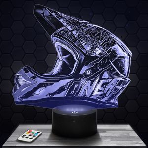 Casque De Vélo Ou Moto Avec Lumière LED Intégrée, Rechargeable USB, Super Fun Et Sûr !
