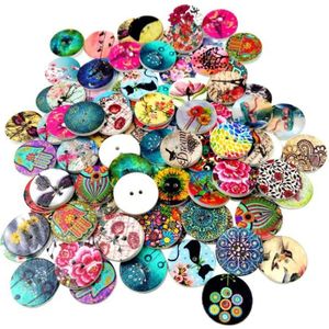 Lot De 50 Boutons Fleur 6mm – 2 Trous, Assortiment De Couleurs – Pour Scrapbooking, Bricolage, Mercerie