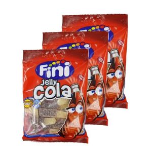 Fini - Lot 6x Bonbon cœur de pêche acide - Halal - Sachet 90g