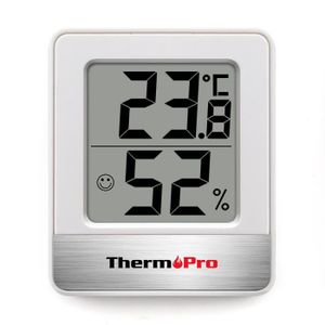 MESURE THERMIQUE Mesure thermique,Mini thermomètre numérique d'intérieur TP49,hygromètre pour Station météo domestique,noir et - WHITE[E3324]