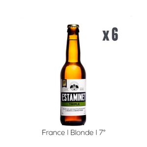 BIERE Pack Bières Brasserie des Sources Estaminet Triple - 6x33cl - 7%