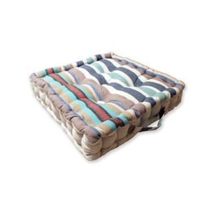Coussin De Jardin Raye Multicolore Achat Vente Coussin
